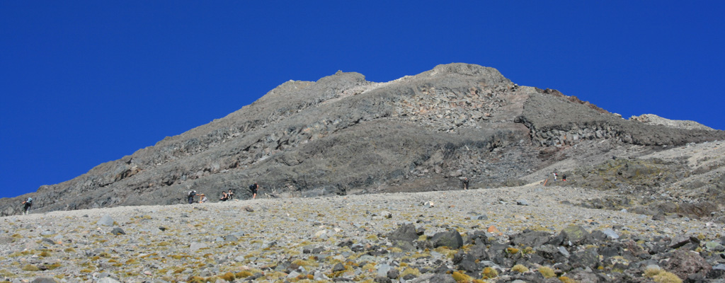 Mt Egmont from the scree