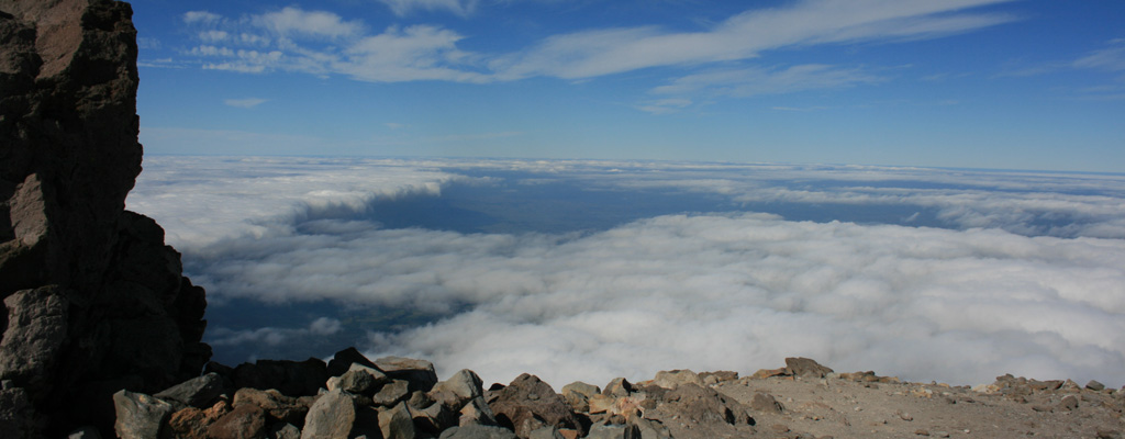 Clouds to the East from the Summit